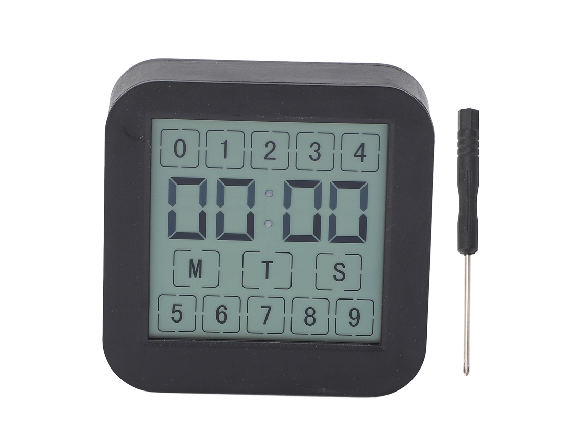 Termómetro Higrómetro Digital Con Temporizador De Cuenta Regresiva, Reloj Y Pantalla Lcd Iluminada - Medidor De Temperatura Y Humedad