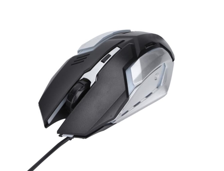 HURRISE Ratón para juegos por cable Ratón con cable Puerto USB Computadora de oficina Ratón luminoso de negocios Teclado óptico