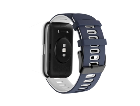 Correa para Huawei Watch Fit 2 Azul Oscuro y Blanco