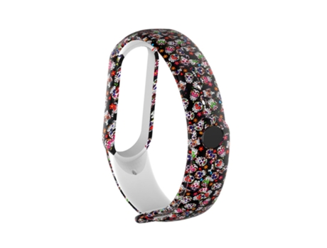 Correa TPU + PU ajustable para Xiaomi Mi Band 5 - cráneo colorido