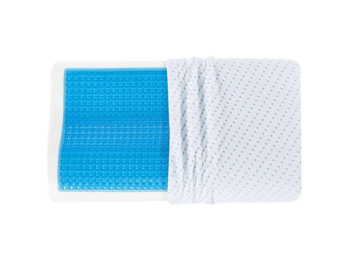 Almohada viscoelástica BELIANI Kangto de Poliéster Blanco 50x30x10