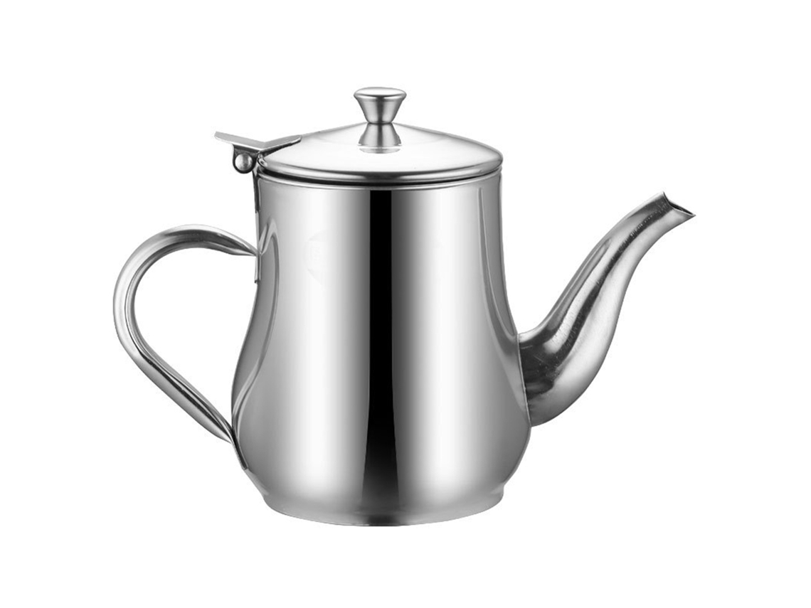 Sartén De Aceite De Acero Inoxidable, Botella Dispensadora De 532 Ml (18 Oz) Para Almacenamiento En La Cocina.