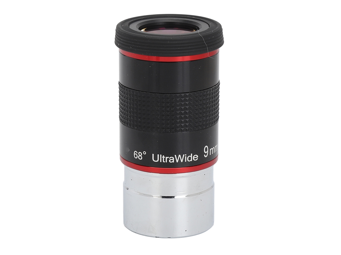 Ocular de telescopio de 9 mm (1,25 pulgadas), amplio campo de visión, accesorio de astronomía