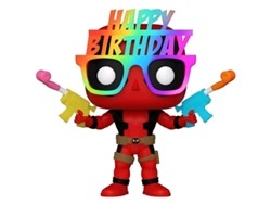 Figura Pop Marvel Deadpool Sombrero De Cumpleaños Del 30º Aniversario Del Deadpool Exclusivo B.active