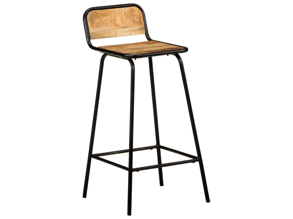 Maison Exclusive - Taburetes De Cocina 4 Unidades Madera Maciza De Mango