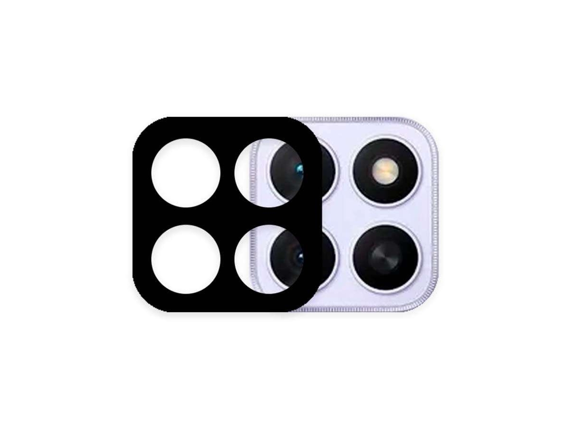 Protector Cámara Metalizado Negro Para Huawei Honor X8c