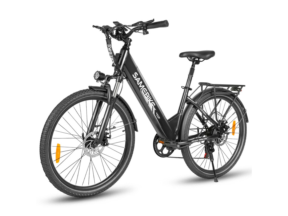 Bicicleta eléctrica Rs A01 Pro T, 500 W, 36 V, 15 Ah, 26", 32 km/h, 90 km, Shimano, 7 velocidades, Samebike