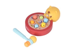Dan26-juego De Golpear Topos Interactivo Educativo Para Niños Mayor De 3 Años Con Martillo Tigre Amarillo Pequeño