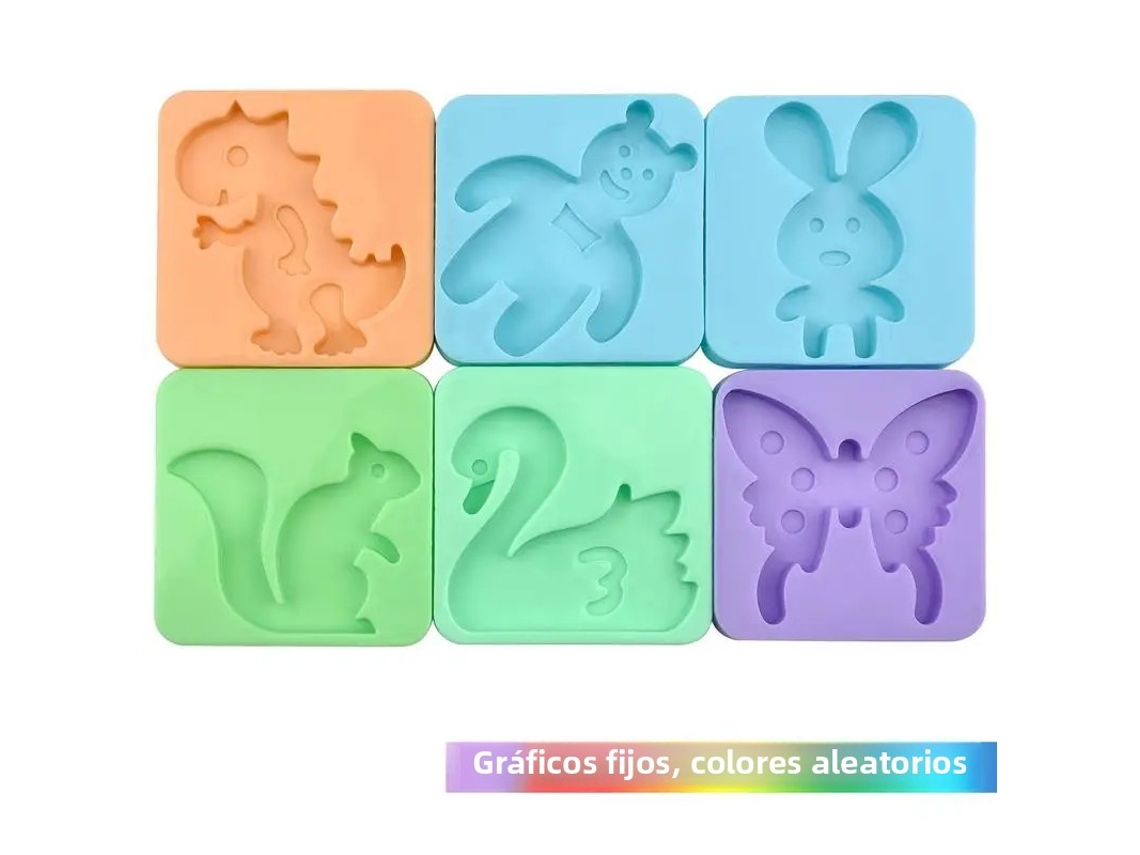 (6 Piezas) Juego De Juguetes Mágicos De Agua Con Pegatinas Para Pintar, Hechos A Mano