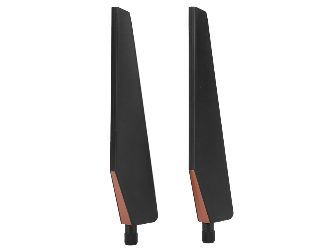 2pcs Antena Roteador Sem Fio Dual Band 2.4ghz 5.8ghz Rp-sma Macho Para Asus Ac5300