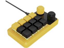Programación De Macros De Teclado Con Cable Rgb Personalizado, 12 Minijuegos De Copiar Y Pegar, Teclado De Macros Hotswap +