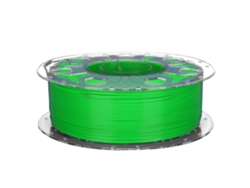 Filamento PLA de 1,75 mm para impresora 3D, baja excitación, alta resistencia, color verde.