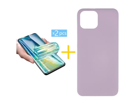 Conjunto de Protectores de Pantalla para iPhone 12 Pro GANDY Morado (2un)