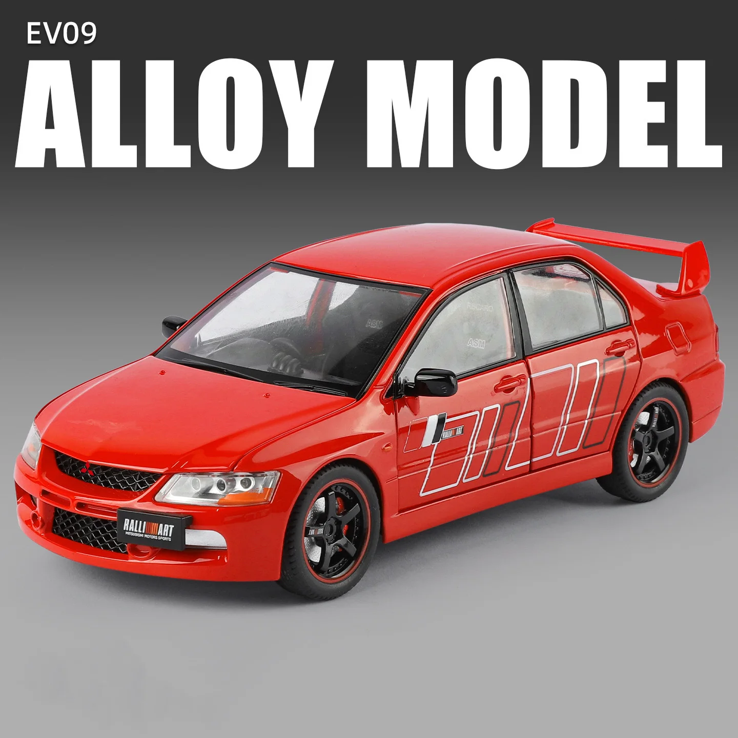 (vermelho) Miniatura De Carro Em Escala 1:24, Feita De Metal Fundido.
