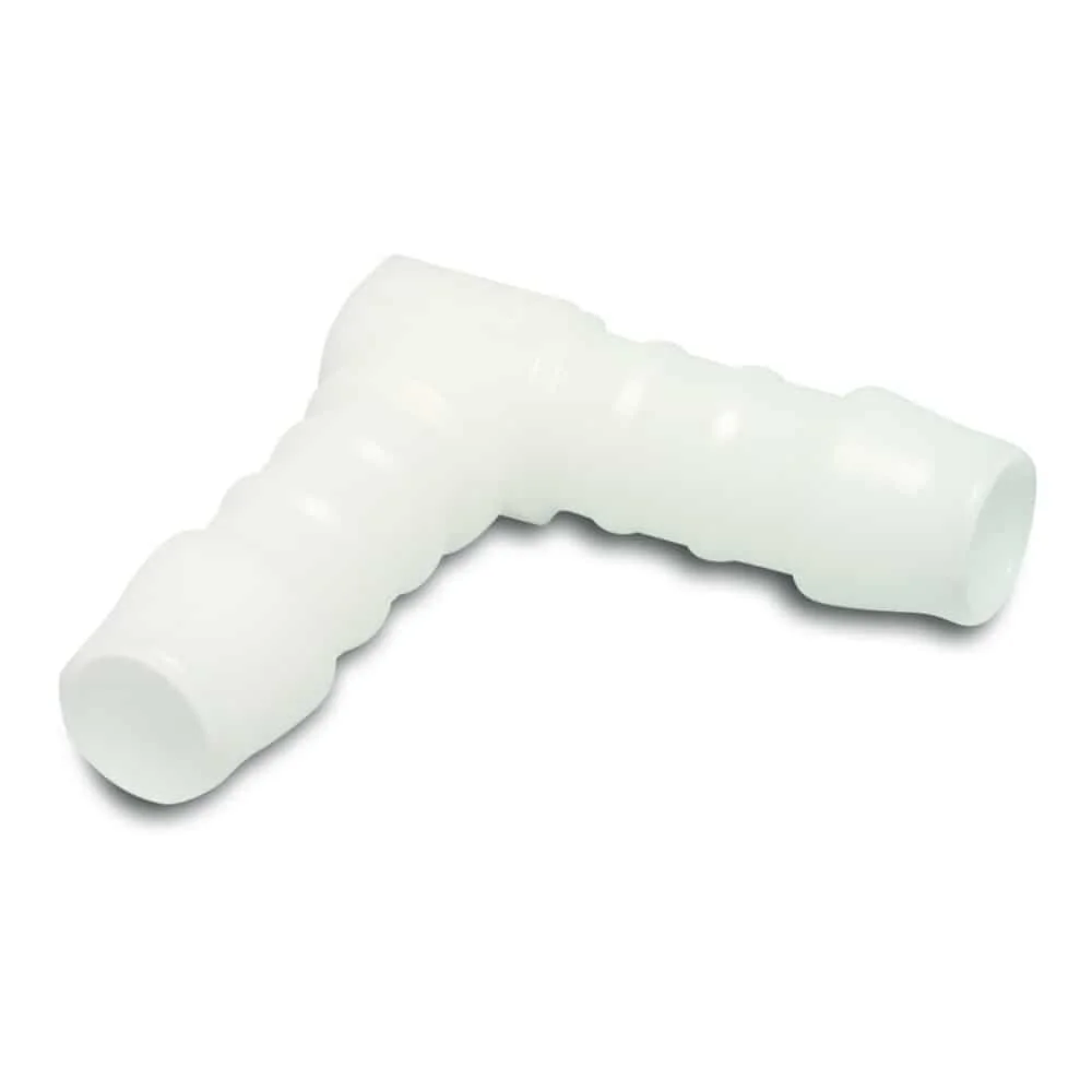 Conector de manguera de plástico en ángulo de 5 mm, conexión segura de 90° y fácil instalación Klasebo