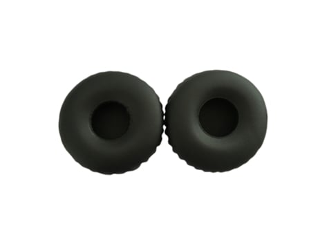 1 par de almohadillas de cuero proteico PU para auriculares inalámbricos Beats Solo Negro