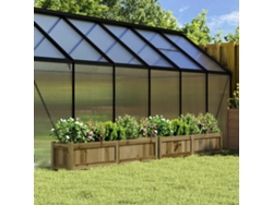 Macetas/Jardineras de jardín (2 unidades, madera de pino impregnada, DKD, decoración del hogar)