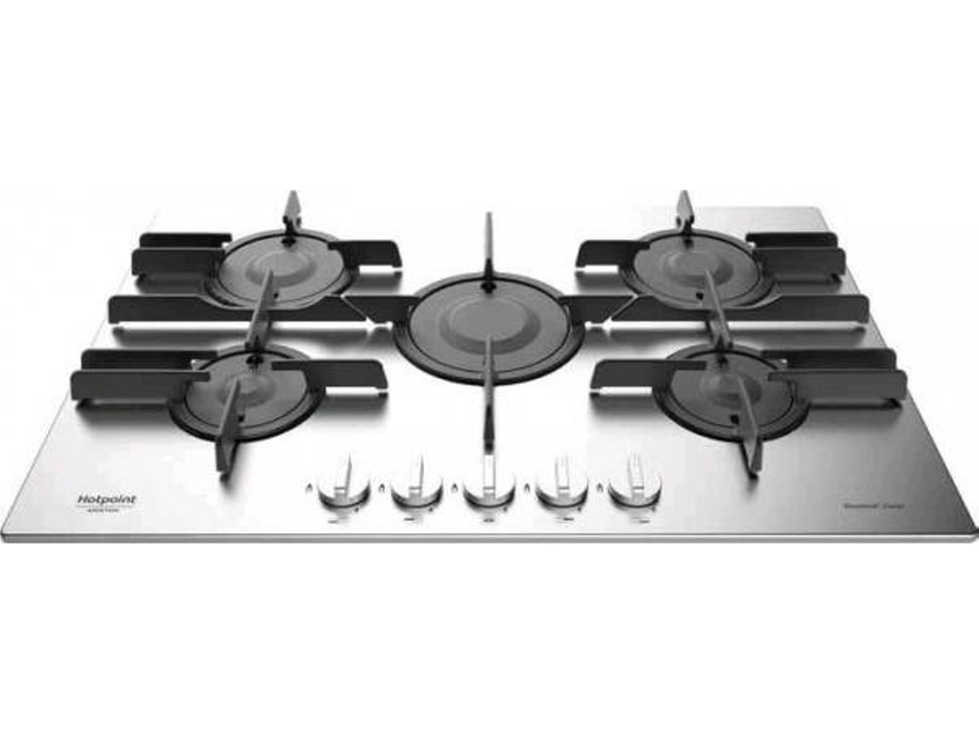 Placa de Gas HOTPOINT FTGHL 751 D/IX/HA (Gas Butano-propano - 75 cm - Inox)