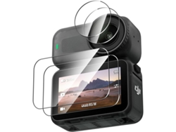 Protector de pantalla para DJI Osmo Nano, protector de lente y pantalla de vidrio templado para cámara CUICH (paquete de 2)