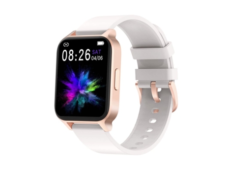 Smartwatch Con Carga Magnética Impermeable Multifuncional Bluetooth Compatible Blanco