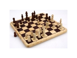 Juego de ajedrez de madera para adultos Juego de mesa Duración 30 min