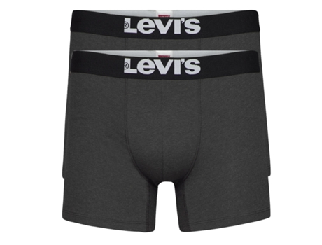 Boxers LEVI'S Hombre (Algodón - Gris - M)