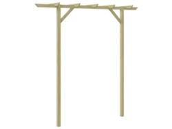 vidaXL Pérgola de jardín de madera 200x40x205 cm