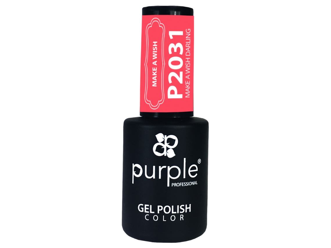 Esmalte de uñas en gel color 2031 10 ml morado profesional