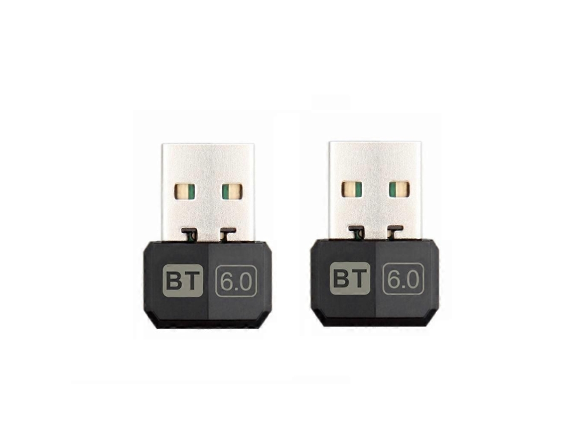 2 adaptadores USB Bluetooth 6.0 para PC, transmisor y receptor GKOCO.