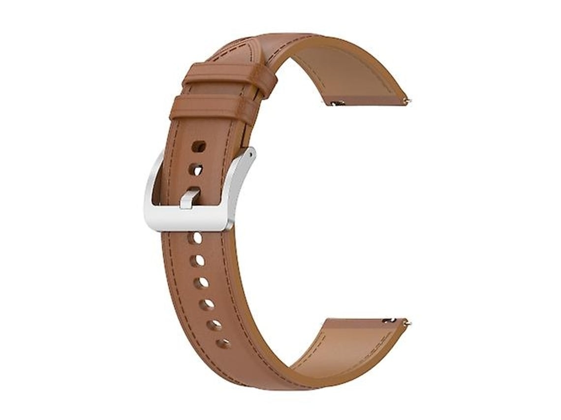 Pulsera para Garmin Vivoactive 3 Correa de cuero marrón claro Chennnls