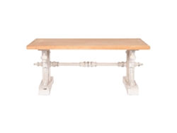 Mesa Centro Abeto Mdf Decape Blanco 110x65x46cm