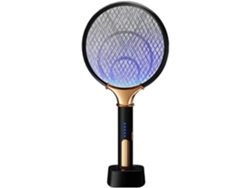 Lámpara y raqueta para matar mosquitos 2 en 1, recargable por USB, 6 cuentas de luz LED, trampa eléctrica para insectos para el hogar 1304 S/MARCA