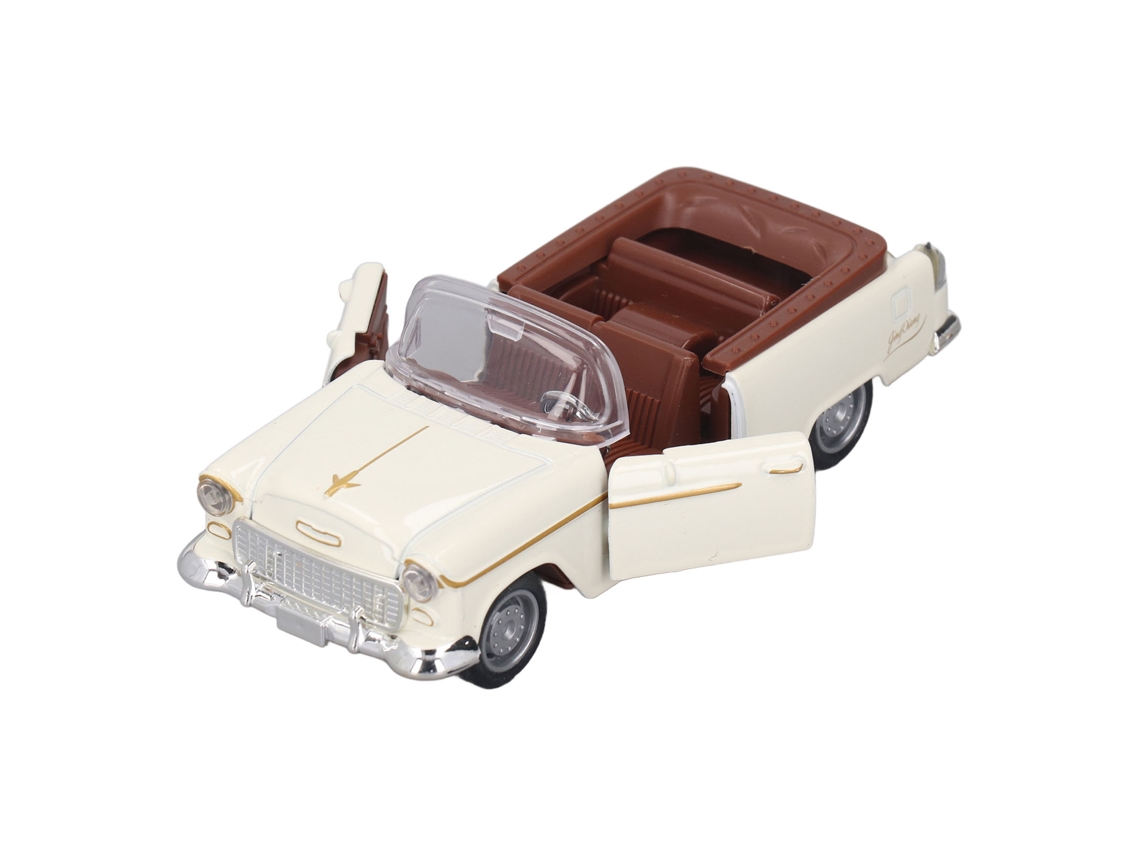 Modelo De Coche Deportivo Descapotable A Escala 1:32, De Aleación, Con Batería, Blanco.