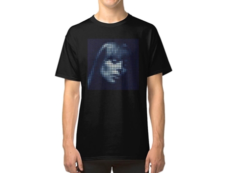 Camiseta ROCKINSTONE Joni Mitchell Blue Remix Algodón para Hombre (2XL - Azul)