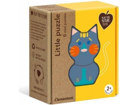 Puzzle CLEMENTONI 6 Cubos Serigrafiados Pequeños Objetos (Edad Mínima: 2 Anos - 6 Piezas)
