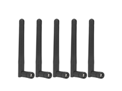 Kit De 5 Antenas Omnidireccionales Plegables, Impermeables Y De Alta Ganancia Con Conector Sma Macho De 2,4 Ghz Para Wifi Doméstico Y Otros Equipos.