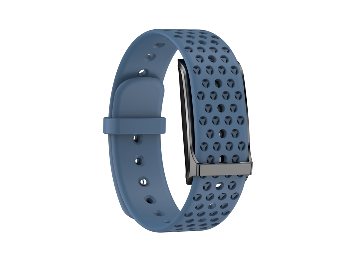 Pulsera inteligente con monitorización continua de frecuencia cardíaca durante todo el día, monitor de sueño, podómetro y acelerómetro.
