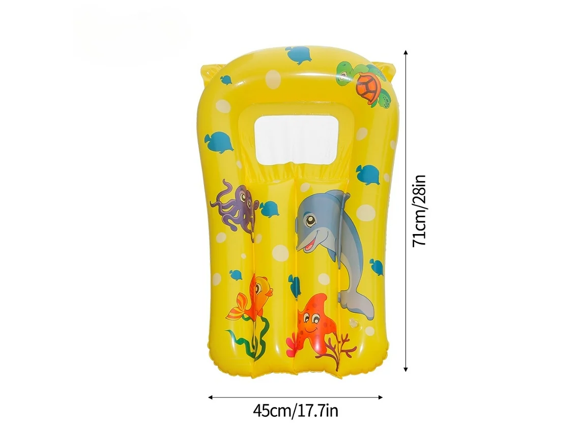 Tabla De Paddle Surf Hinchable Para Niños, 75 X 50 Cm, Soporta Hasta 100 Kg, Digitallab Amarillo