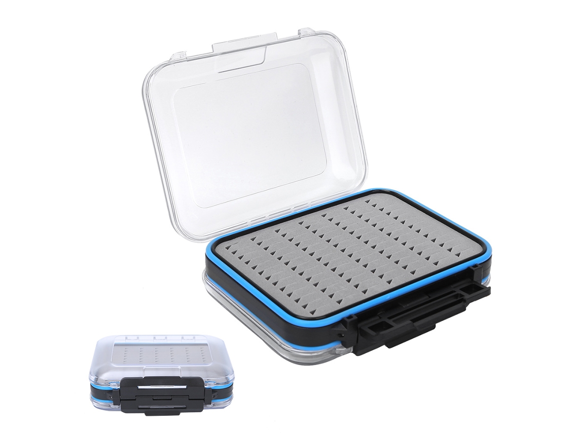 Danu26-caja De Pesca Con Mosca Impermeable Abs De Doble Capa Estuche Para Alimentos Simulados De Pesca Y Lures