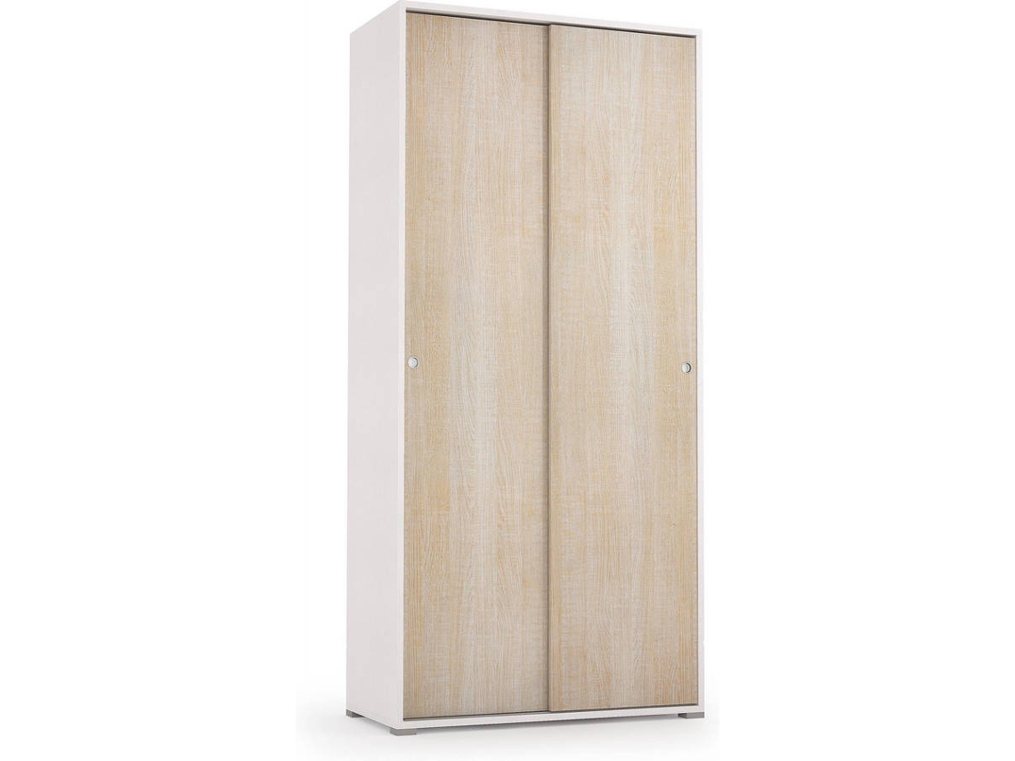 Armario DMORA Roble (Aglomerado de Melamina - 90x195x45 cm)