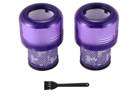 2 pacotes de substituição de filtro a vácuo para dyson v11 sv14 espanador lavável