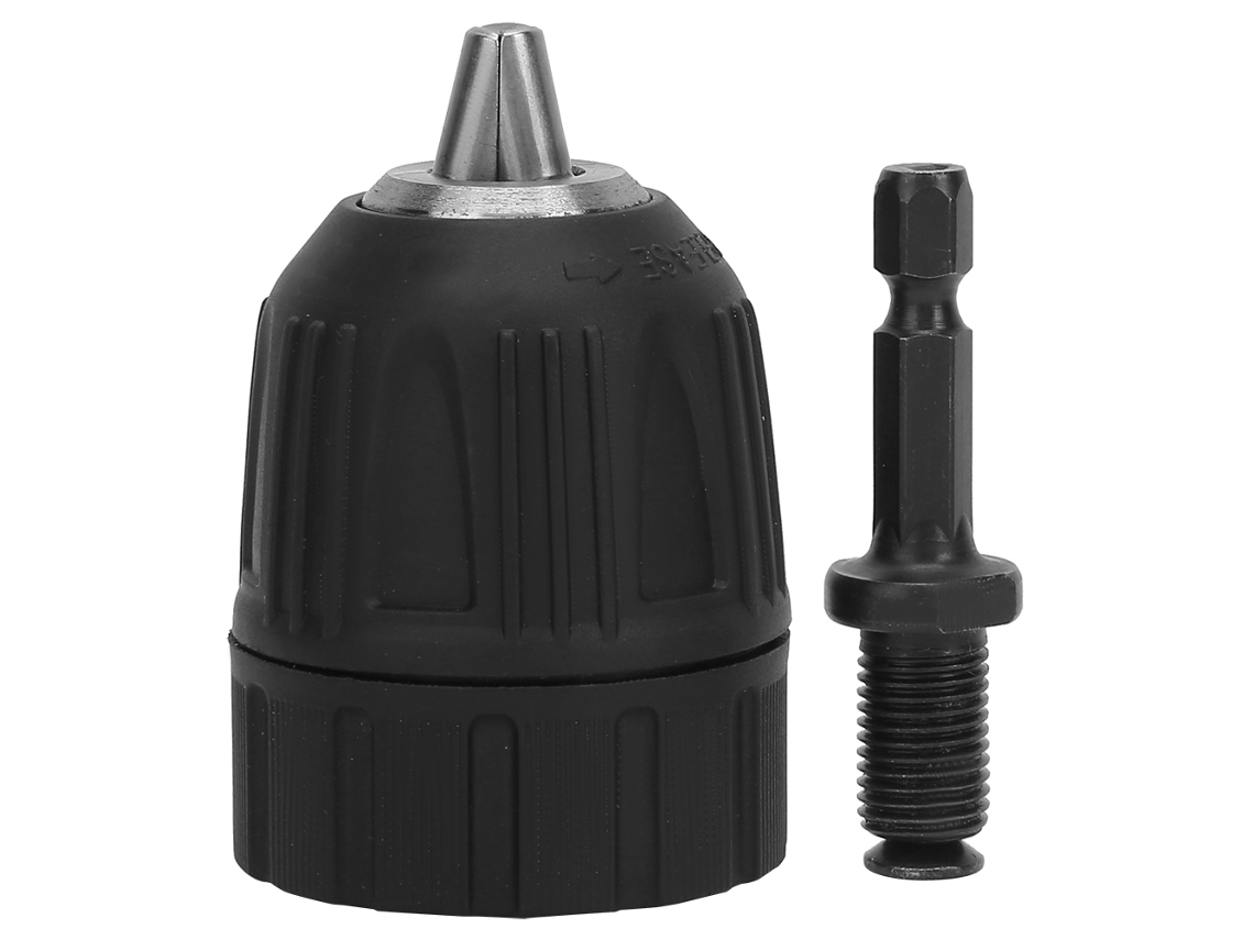 Broca De Plástico Sin Llave De 0,8-10 Mm 3/8-24unf + Varilla De Extensión Hexagonal De 1/4 Con Rosca De 3/8