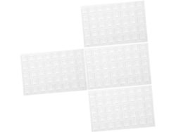 Puertas 4 Hojas Pies Autoadhesivos Cajoneras Manijas Manija