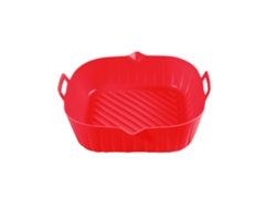 O Forro De Silicone Reutilizável Para Fritadeira A Ar Evita Que Os Alimentos Grudem, Reduz O Consumo De Óleo E Mantém A Comida Intacta. Durável, Resistente Ao Calor, Fácil De Limpar E Perfeito Para O Uso Diário Na Cozinha.