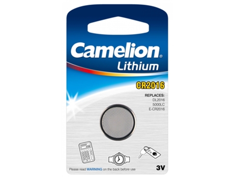 Pila CAMELION Botón de litio CR2016 blíster 1unid.