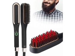 Recortadora De Barba Para Hombre, Peine Anti-encrespamiento Con Recortadora De Pelo Iónica Con 3 Ajustes De Temperatura.