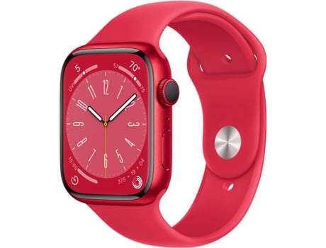 APPLE Watch Series 8 GPS 45 mm (Product) Red con Correa Deportiva (Product) Red
