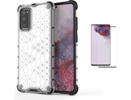 Kit Carcasa Y Protector Samsung S20 Flexguard Rumble