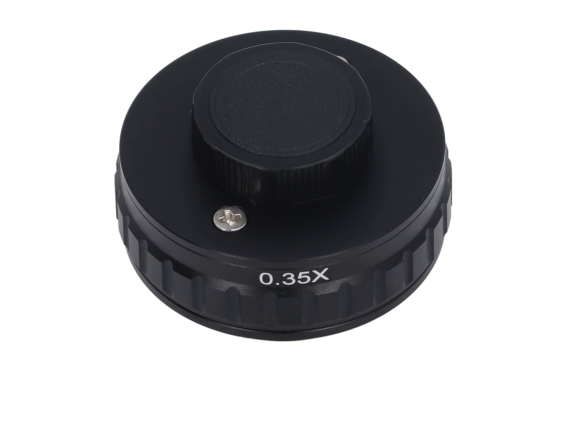 Adaptador De Lente Ctv Para Microscopio Estereoscópico Trinocular Con Montura C, 0,35x, Para Cámara Ccd Industrial.