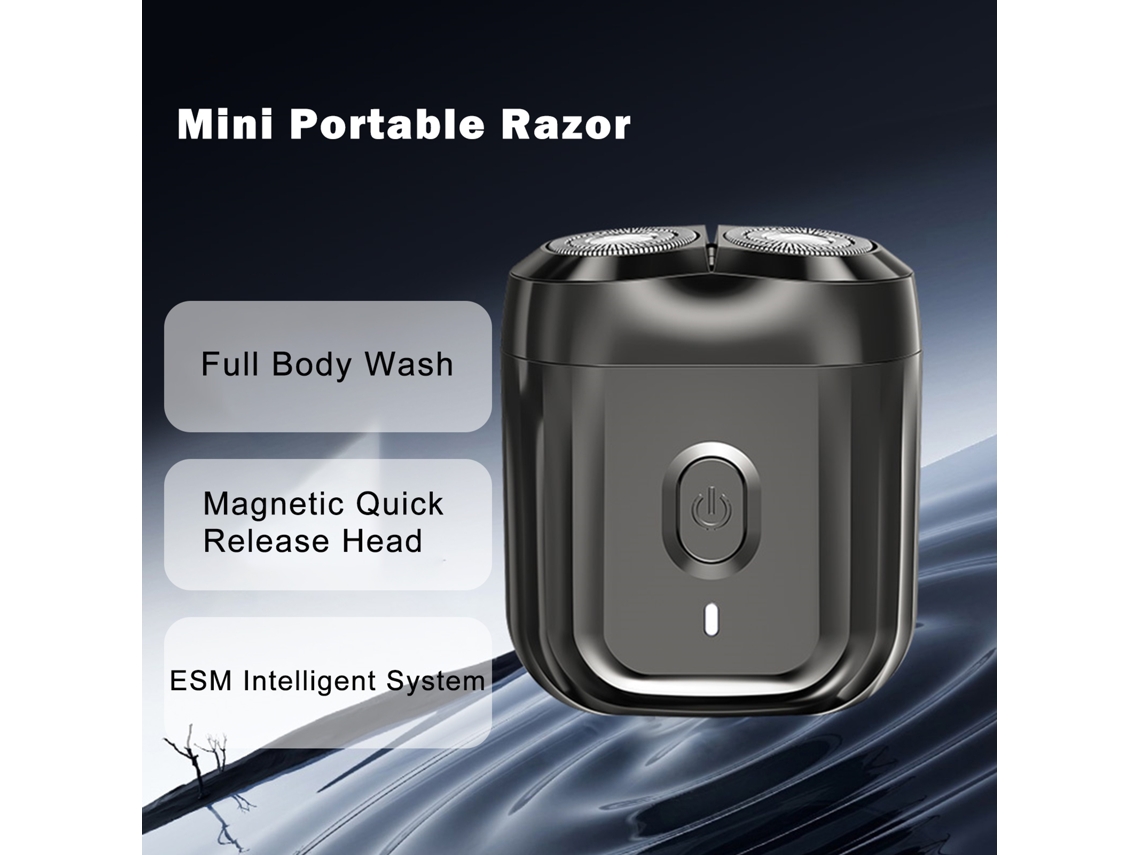 Afeitadora Eléctrica Para Hombre, Afeitado En Seco/húmedo, Recargable, Diseño Portátil, Totalmente Lavable.